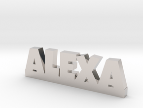 ALEXA Lucky in Rhodium Plated Brass