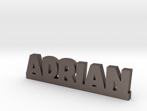 ADRIAN Lucky in Polished Bronzed Silver Steel