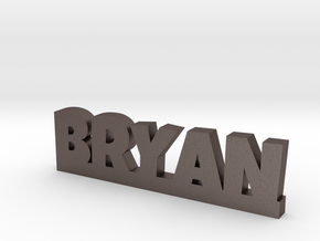 BRYAN Lucky in Polished Bronzed Silver Steel