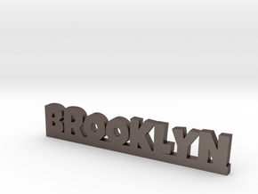BROOKLYN Lucky in Polished Bronzed Silver Steel