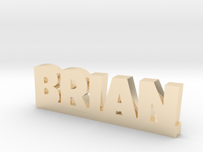 BRIAN Lucky in 14k Gold Plated Brass