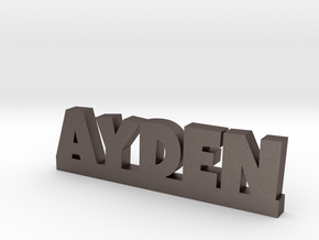 AYDEN Lucky in Polished Bronzed Silver Steel