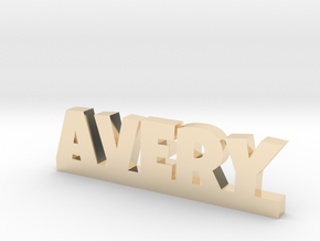 AVERY Lucky in 14k Gold Plated Brass