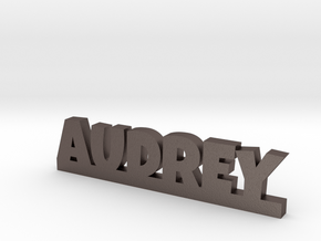 AUDREY Lucky in Polished Bronzed Silver Steel