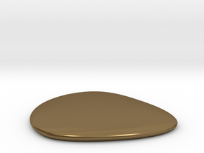 Liquid Drop small 3.5x4 cm in Polished Bronze