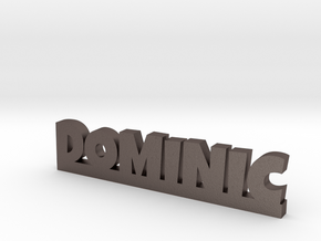 DOMINIC Lucky in Polished Bronzed Silver Steel