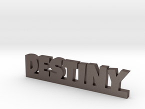 DESTINY Lucky in Polished Bronzed Silver Steel