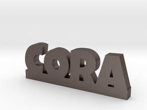CORA Lucky in Polished Bronzed Silver Steel