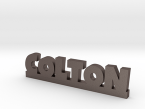 COLTON Lucky in Polished Bronzed Silver Steel