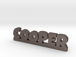 COOPER Lucky in Polished Bronzed Silver Steel