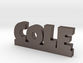 COLE Lucky in Polished Bronzed Silver Steel