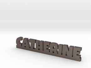 CATHERINE Lucky in Polished Bronzed Silver Steel