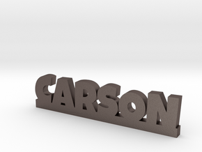 CARSON Lucky in Polished Bronzed Silver Steel
