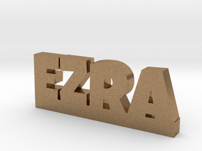 EZRA Lucky in Natural Brass