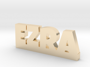 EZRA Lucky in 14k Gold Plated Brass