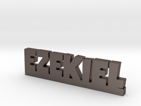 EZEKIEL Lucky in Polished Bronzed Silver Steel