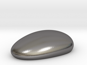 Metal Pebble paperweight in Polished Nickel Steel