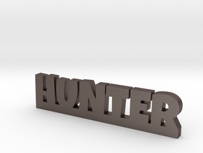 HUNTER Lucky in Polished Bronzed Silver Steel