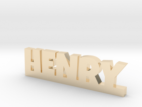 HENRY Lucky in 14k Gold Plated Brass