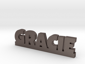 GRACIE Lucky in Polished Bronzed Silver Steel