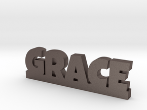GRACE Lucky in Polished Bronzed Silver Steel