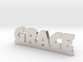 GRACE Lucky in Rhodium Plated Brass