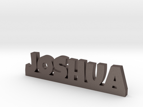 JOSHUA Lucky in Polished Bronzed Silver Steel