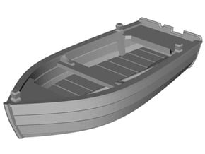 HObat41 - Wooden smallboat in Tan Fine Detail Plastic