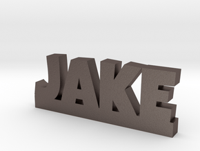 JAKE Lucky in Polished Bronzed Silver Steel