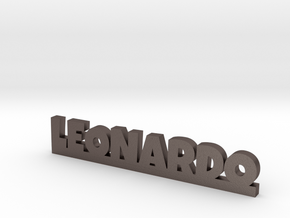 LEONARDO Lucky in Polished Bronzed Silver Steel