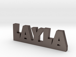 LAYLA Lucky in Polished Bronzed Silver Steel