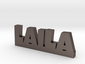LAILA Lucky in Polished Bronzed Silver Steel