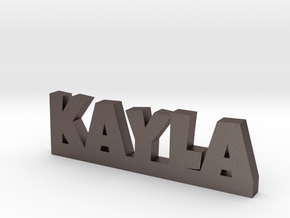 KAYLA Lucky in Polished Bronzed Silver Steel