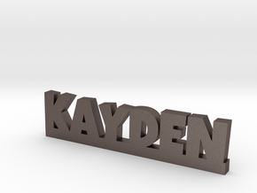 KAYDEN Lucky in Polished Bronzed Silver Steel