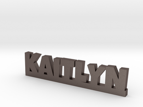 KAITLYN Lucky in Polished Bronzed Silver Steel