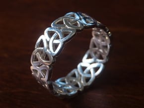 Celticring9 in Polished Silver