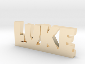 LUKE Lucky in 14k Gold Plated Brass