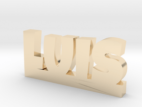 LUIS Lucky in 14k Gold Plated Brass