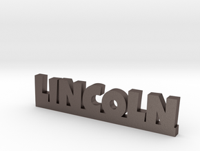 LINCOLN Lucky in Polished Bronzed Silver Steel