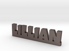 LILLIAN Lucky in Polished Bronzed Silver Steel