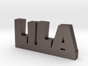 LILA Lucky in Polished Bronzed Silver Steel