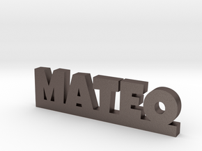 MATEO Lucky in Polished Bronzed Silver Steel