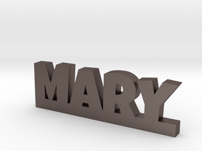 MARY Lucky in Polished Bronzed Silver Steel