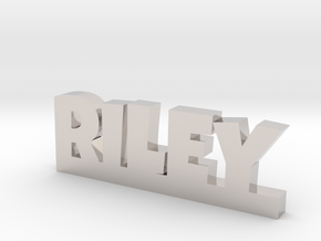 RILEY Lucky in Rhodium Plated Brass