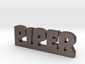 PIPER Lucky in Polished Bronzed Silver Steel