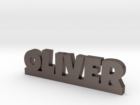 OLIVER Lucky in Polished Bronzed Silver Steel
