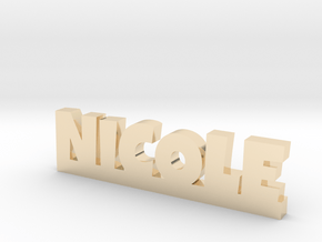 NICOLE Lucky in 14k Gold Plated Brass
