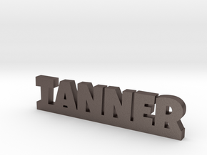 TANNER Lucky in Polished Bronzed Silver Steel