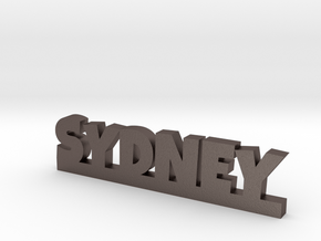 SYDNEY Lucky in Polished Bronzed Silver Steel