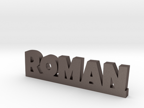 ROMAN Lucky in Polished Bronzed Silver Steel